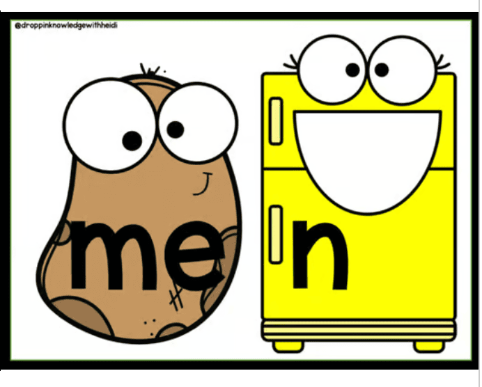 SYLLABLE SNACKS! Open & Closed Syllable PRACTICE Task Cards Centers - Image 3
